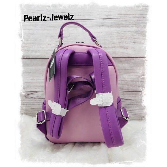Loungefly Nightmare Before Christmas NBC Jack Sally Spring Purple Backpack main image 4